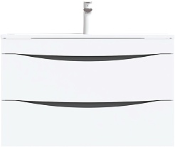 Iddis Тумба с раковиной Cloud 80 подвесная белая – фотография-2